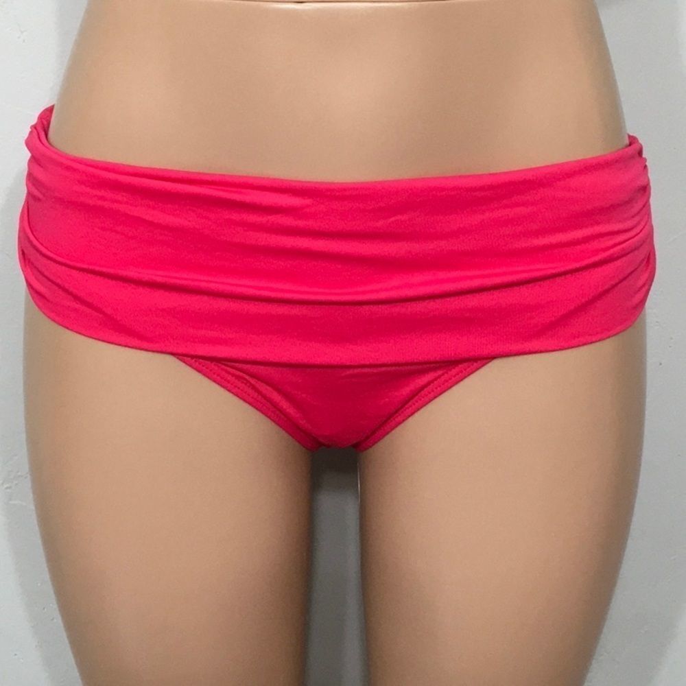 New. Lauren Ralph Lauren Raspberry bikini set.  16-top/14-bottom - Picture 11 of 12